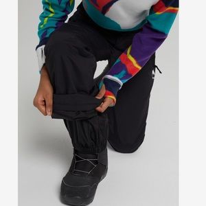 Burton ski snowboard pants adj waist leg L wm S